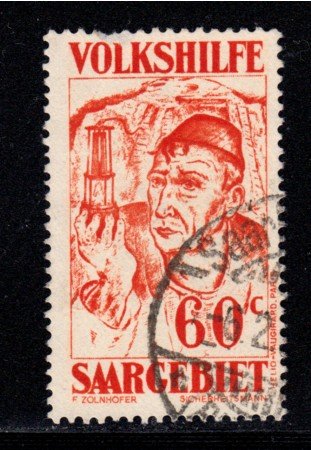 1931 - LOTTO/12956 - SARRE - 60+ 20c. BENEFICENZA - USATO