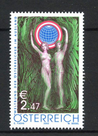 2002 - AUSTRIA - LOTTO/41925 - AUSTRIACI ALL'ESTERO - NUOVO