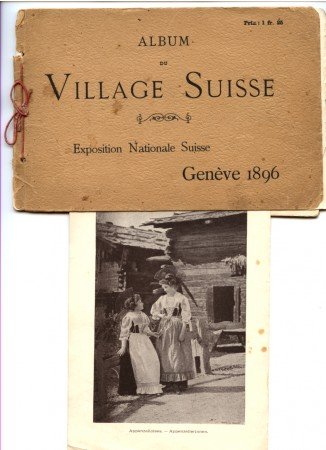 SVIZZERA - 1896 - LOTTO/10484 - VILLAGE SUISSE GENEVE 1896