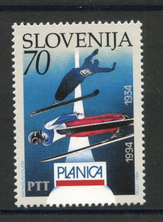1994 - SLOVENIA - SALTO CON GLI SCI - NUOVO - LOTTO/33687