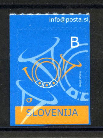 2004 - SLOVENIA - CORNO DI POSTA - NUOVO  ADESIVO -  LOTTO/34227