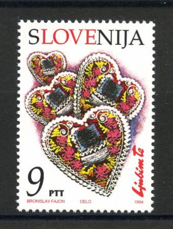 1994 - SLOVENIA - FRANCOBOLLO PER SALUTI - NUOVO - LOTTO/33685