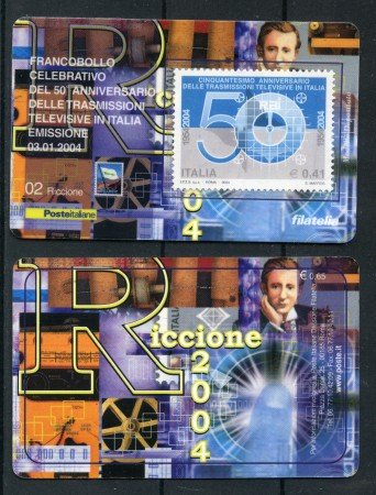 2004 - LOTTO/7444TS - ITALY - 0.41c. - PHILATELIC CARD