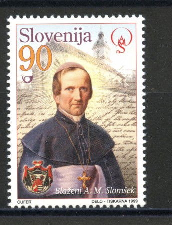 1999 - SLOVENIA - ANTON MARTIN SLOMSEK - NUOVO - LOTTO/33982