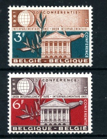 1961  - BELGIO - UNIONE INTERPARLAMENTARE 2v. - NUOVI - LOTTO/25041