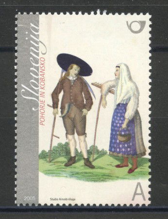 2005 - SLOVENIA - COSTUMI TRADIZIONALI - NUOVO - LOTTO/34244