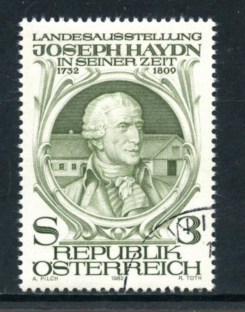 1982 - AUSTRIA - JOSEPH HAYDIN - USATO - LOTTO/28249