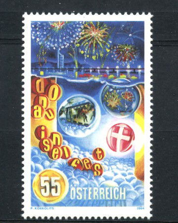 2004 - AUSTRIA - LOTTO/42002 - FESTA  ISOLA DEL DANUBIO - NUOVO