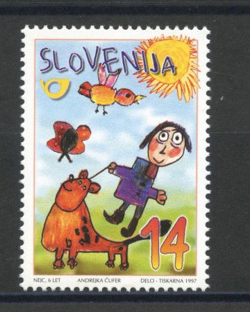 1997 - SLOVENIA - SETTIMANA DEL BAMBINO - NUOVO - LOTTO/33936
