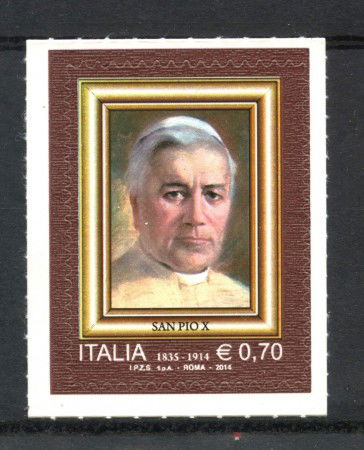 2014 - REPUBBLICA - SAN PIO X° - NUOVO - LOTTO/30610