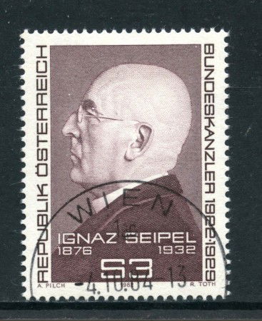 1982 - AUSTRIA - IGNAZ  SEIPEL - USATO - LOTTO/28257