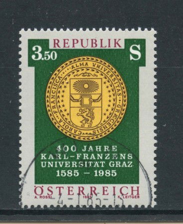 1985 - AUSTRIA - UNIVERSITA' DI GRAZ - USATO - LOTTO/28335