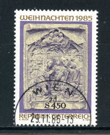 1985 - AUSTRIA - NATALE - USATO - LOTTO/28361