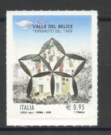 2018 - REPUBBLICA - TERREMOTO DEL BELICE - NUOVO - LOTTO/37039