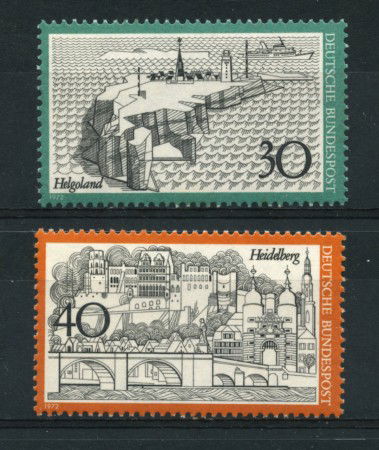 1972 - LOTTO/18923 - GERMANIA FEDERALE - VEDUTE 2v. - NUOVI