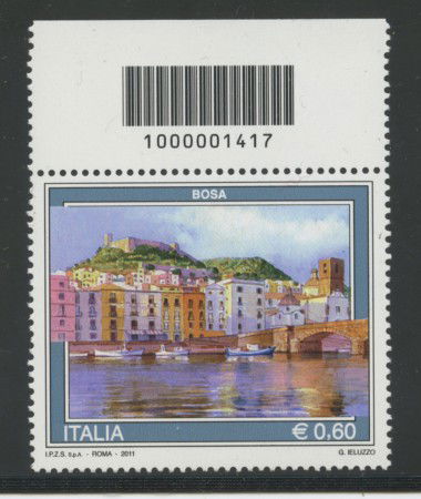 2011 - LOTTO/15415CB - REPUBBLICA - TURISTICA  BOSA - CODICE A BARRE