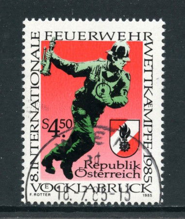 1985 - AUSTRIA - COMPETIZIONE DEI POMPIERI - USATO - LOTTO/28355