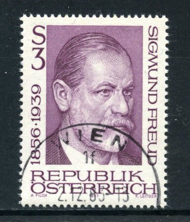 1981 - AUSTRIA - SIGMUND FREUD - USATO - LOTTO/28219
