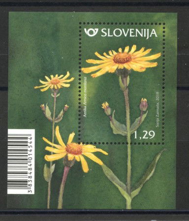 2018 - SLOVENIA - ERBE OFFICINALI  FOGLIETTO - NUOVO - LOTTO/34693