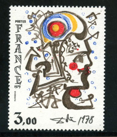 1979 - LOTTO/17493 - FRANCIA - 3 Fr. S. DALI - NUOVO