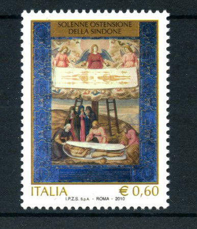 2010 - LOTTO/21247 - REPUBBLICA - SACRA SINDONE DIPINTO - NUOVO