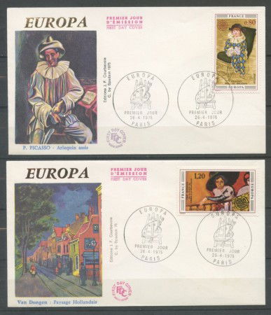 1975 - FRANCIA - EUROPA - 2 BUSTE FDC - LOTTO/26483