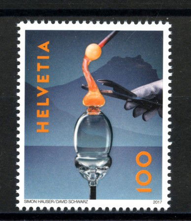 2017 - SVIZZERA - LOTTO/38037 - VETRERIE HERGISWIL - NUOVO