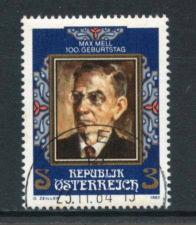 1982 - AUSTRIA - MAX MELL - USATO - LOTTO/28265