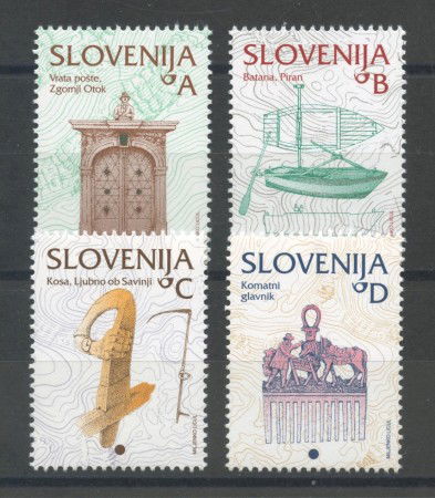 2003 - SLOVENIA - PATRIMONIO CULTURALE  4v. - NUOVI - LOTTO/34203