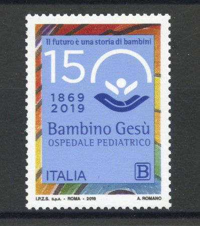 2019 - REPUBBLICA - OSPEDALE BAMBIN GESU' - NUOVO - LOTTO/37085