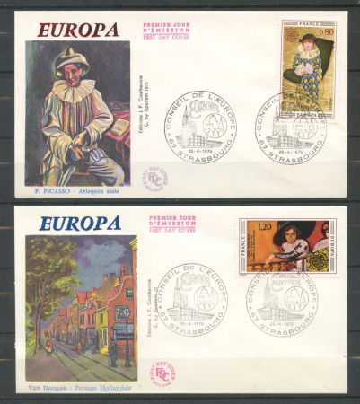 1975 - FRANCIA - EUROPA - 2 BUSTE FDC - LOTTO/26484