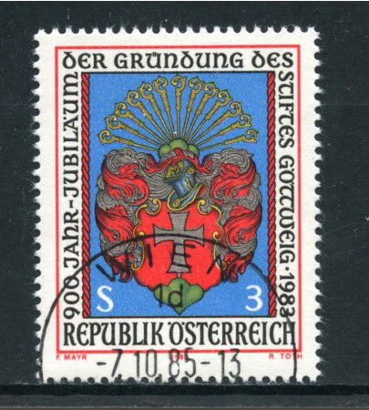 1983 - AUSTRIA - MONASTERO DI GOTTWEIG - USATO - LOTTO/28294