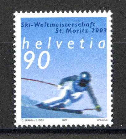2002 - SVIZZERA - SCI ALPINO - NUOVO - LOTTO/37377