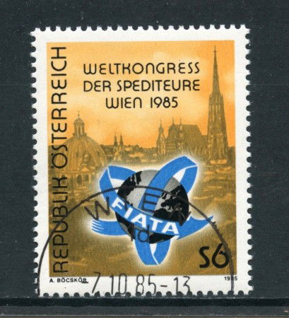1985 - AUSTRIA - CONGRESSO FIATA SPEDIZIONIERI - USATO - LOTTO/28357