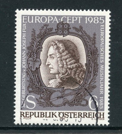 1985 - AUSTRIA - EUROPA - USATO - LOTTO/28346