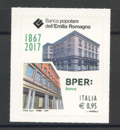 2017 - REPUBBLICA - BANCA POP. EMILIA ROMAGNA - NUOVO - LOTTO/37005