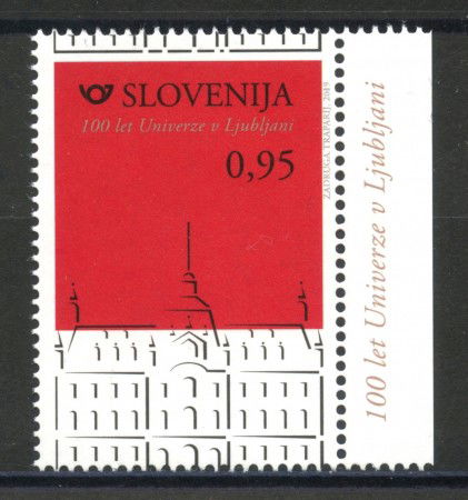 2019 - SLOVENIA - UNIVERSITA' DI LUBIANA - NUOVO - LOTTO/34737