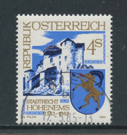 1983 - AUSTRIA - CASTELLO DI HOHEMENS - USATO - LOTTO/28297