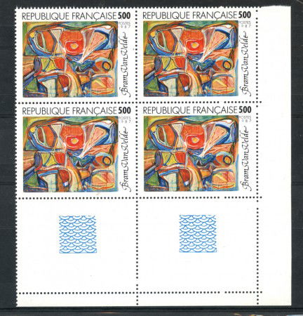 1987 - LOTTO/FRA2470Q - FRANCIA - BRAM VAN VELDE - QUARTINA