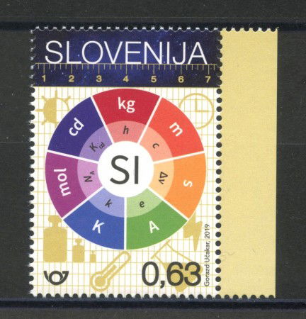 2019 - SLOVENIA - UNITA' DI MISURA - NUOVO - LOTTO/34730