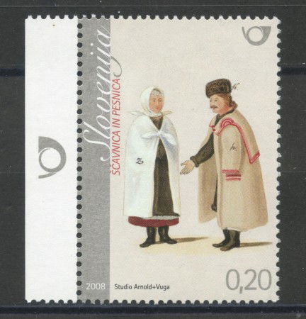 2008 - SLOVENIA - COSTUMI TRADIZIONALI - NUOVO - LOTTO/34368