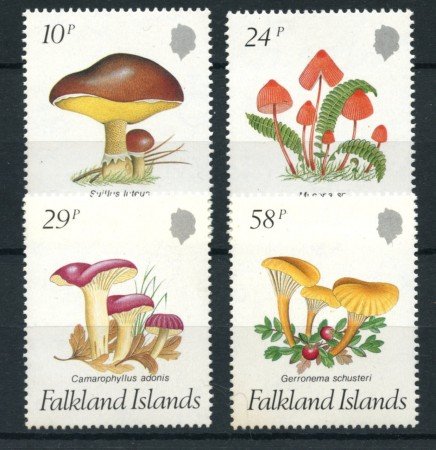1987 - ISOLE FALKLAND - LOTTO/19603 - FUNGHI 4v. - NUOVI