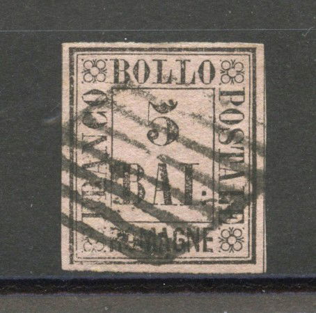 1859 - ROMAGNE - LOTTO/40251 - 5 BAI VIOLETTO - USATO