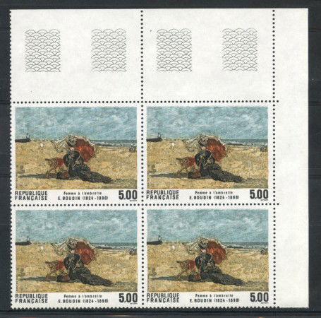 1987 - LOTTO/17048Q - FRANCIA - QUADRO EUGEN BOUDIN QUARTINA