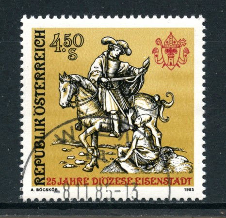 1985 - AUSTRIA - DIOCESI DI EISENSTADT - USATO - LOTTO/28359
