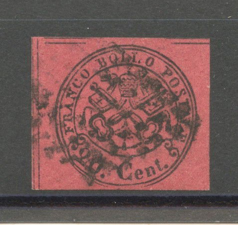 1867 - STATO PONTIFICIO - LOTTO/40267 - 20 Cent. ROSSO BRUNO - USATO