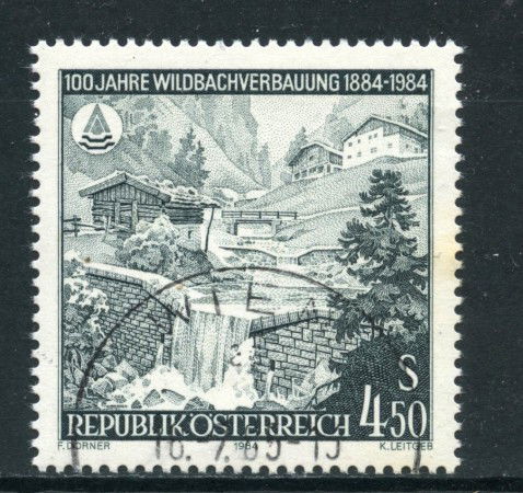 1984 - AUSTRIA - CONTROLLO DEI TORRENTI - USATO - LOTTO/28323