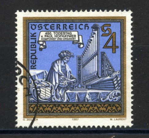 1987 - AUSTRIA - PAUL HOFHAYMER - USATO - LOTTO/39545