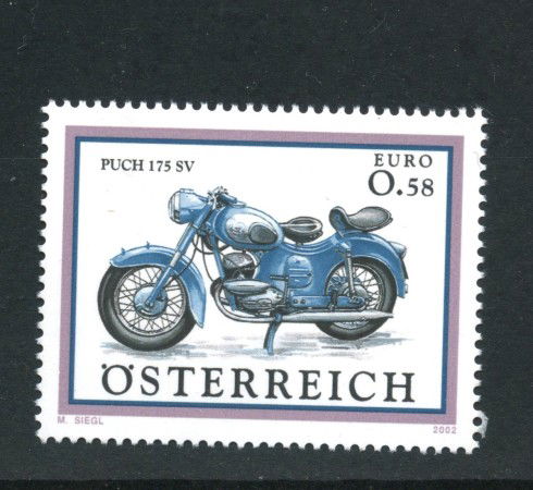 2002 - AUSTRIA - LOTTO/41942 - MOTOCICLETTE - NUOVO