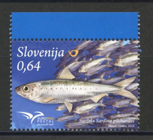 2016 - SLOVENIA - EUROMED POSTAL  - NUOVO - LOTTO/34648